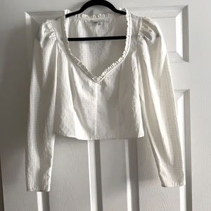 TopShop white blouse